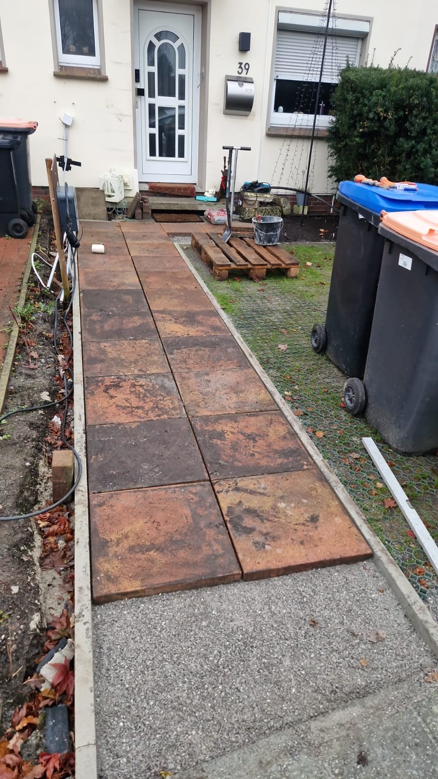 Eine Auffahrt neu aufbauen