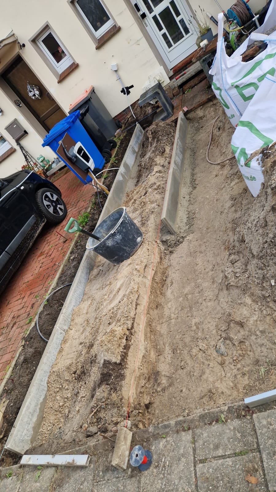 Eine Auffahrt neu aufbauen