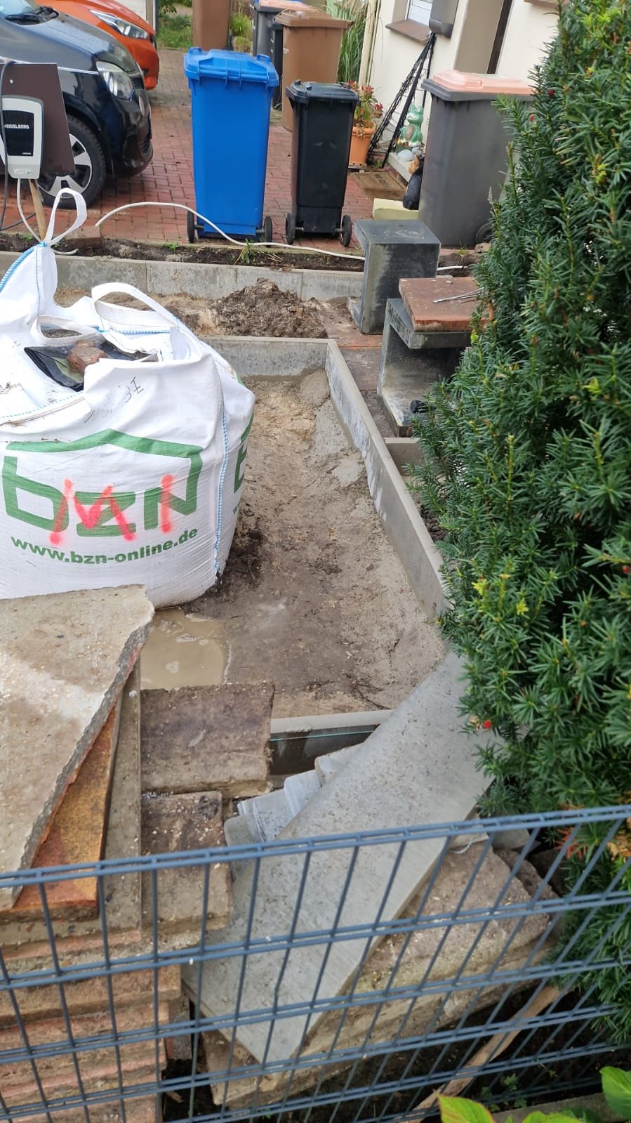 Eine Auffahrt neu aufbauen