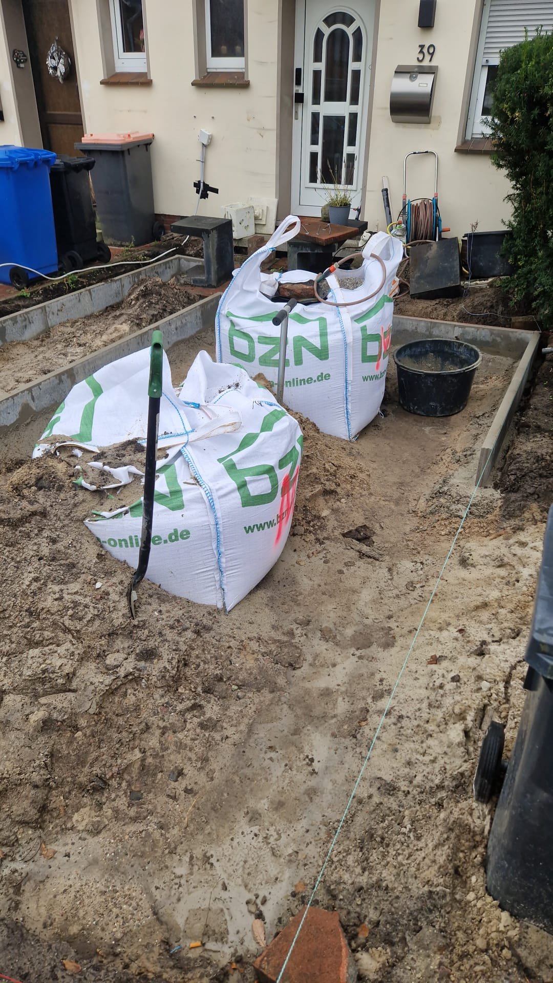 Eine Auffahrt neu aufbauen