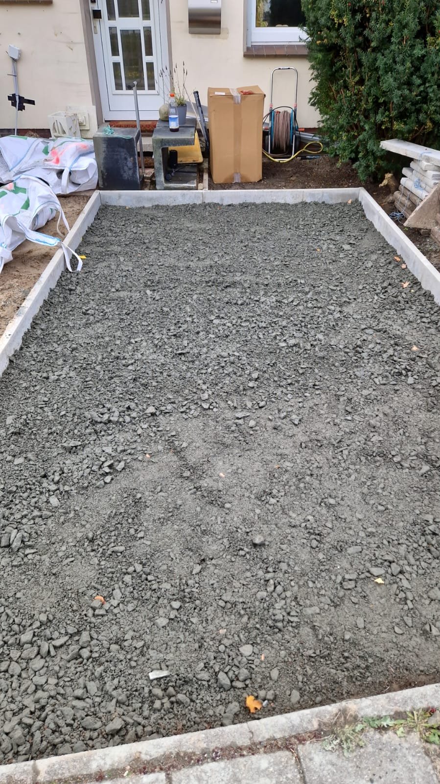 Eine Auffahrt neu aufbauen