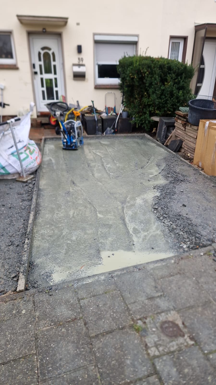 Eine Auffahrt neu aufbauen