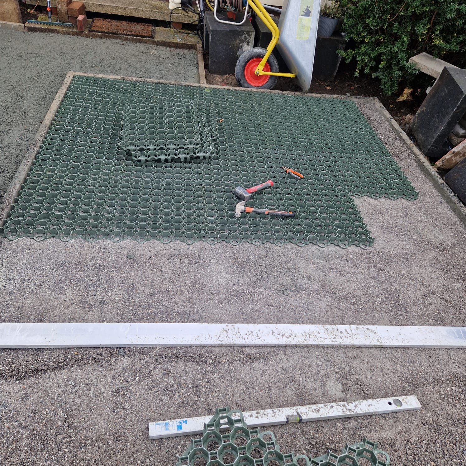 Eine Auffahrt neu aufbauen